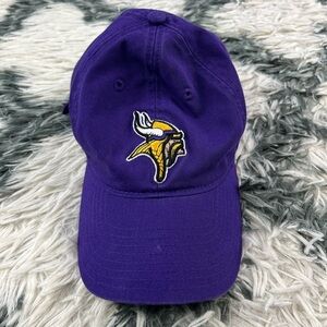 NFL Team Apparel Purple Minnesota Vikings Adjustable Cap